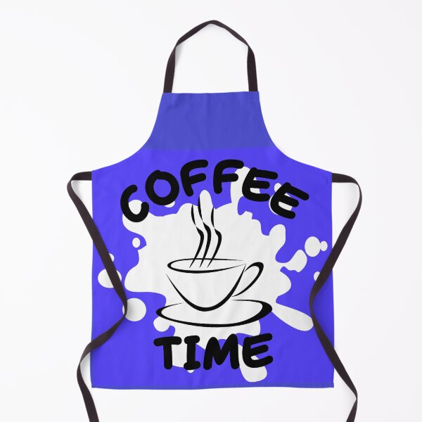 Item preview, Coffe Time with blue background designed and sold by OmikronStore.