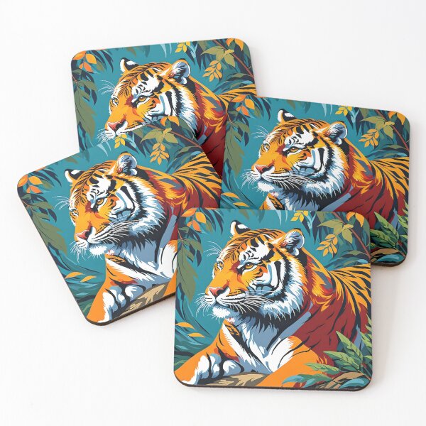 Item preview, JUNGLE TIGER VISITS NYC NEW YEARS CELEBRATION designed and sold by PIGCASSOSAIART.