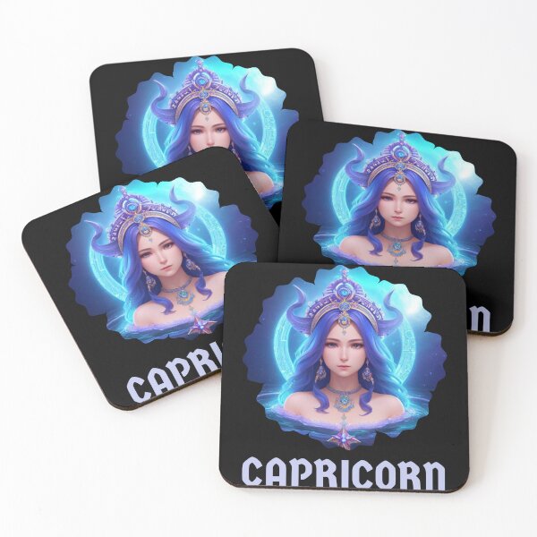 Item preview, Capricorn Zodiac Anime Goddess designed and sold by Hellofriendco.