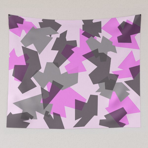 Item preview, Camo camouflage Pink and Grey designed and sold by Quooki.