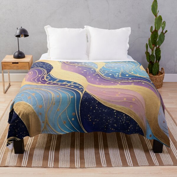 Item preview, purple, blue and pink wallpaper with bronze highlights designed and sold by dcrc.