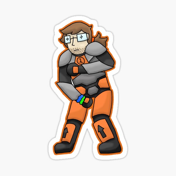 Aperçu de l'œuvre Gordon Freeman surpris créée et vendue par Rowynn-Ainsel.