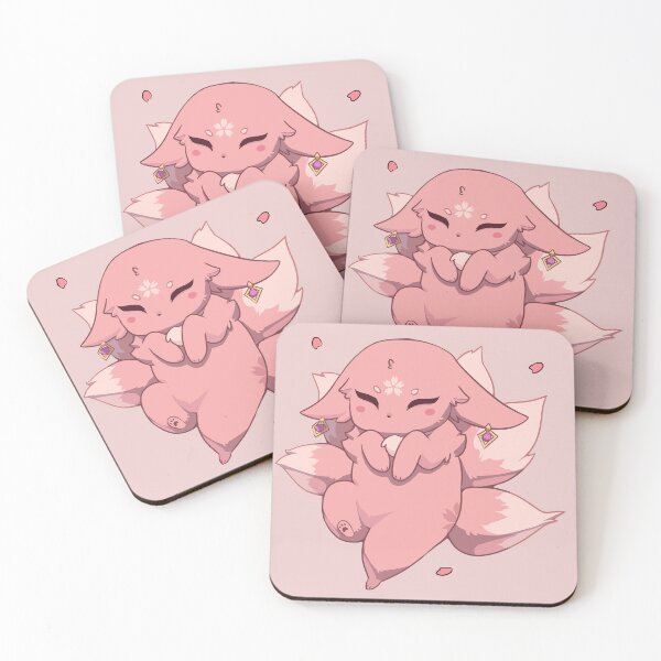 Item preview, Yae Miko Chibi Fox Genshin Impact designed and sold by OkiMokie.