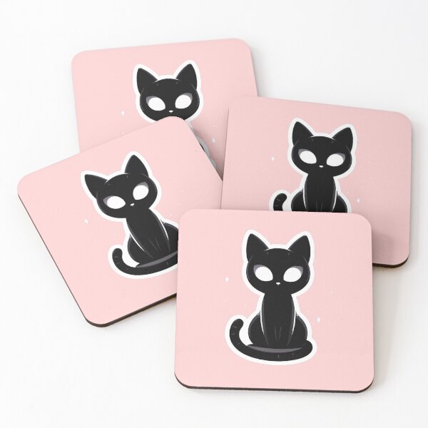 Item preview, Nocturnal Splendor: Black Cat and Stars designed and sold by RPN-Store.