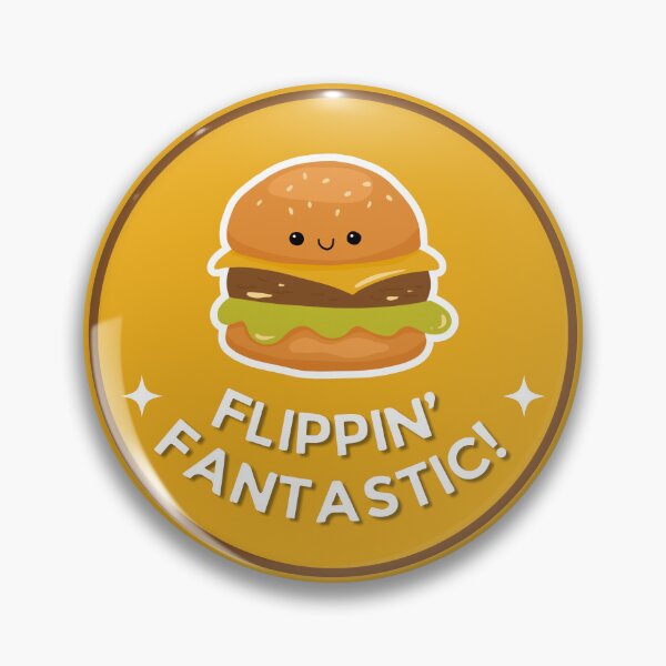 Item preview, Burger - Flippin' Fantastic! designed and sold by Elizebeth Nacion.