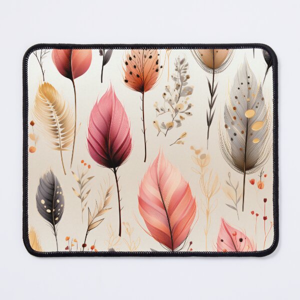 Item preview, Bohemian pattern incorporating bird feathers and dream designed and sold by cozycrafts3.