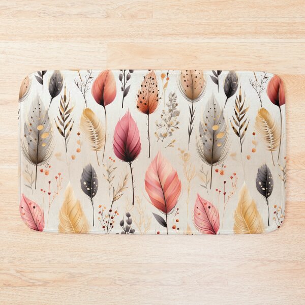 Item preview, Bohemian pattern incorporating bird feathers and dream designed and sold by cozycrafts3.