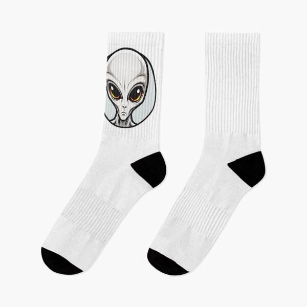 Artikelvorschau, Cartoon-Alien-Logo, Aufkleber, Wandkunst, Kunstdrucke und mehr entworfen und verkauft von Kevin Lou.