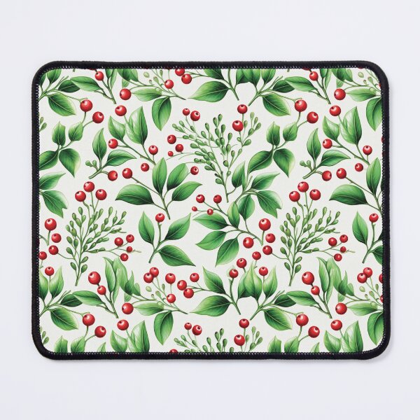 Item preview, Holly Berries Christmas pattern designed and sold by Enika.