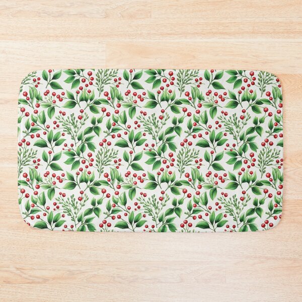 Item preview, Holly Berries Christmas pattern designed and sold by Enika.