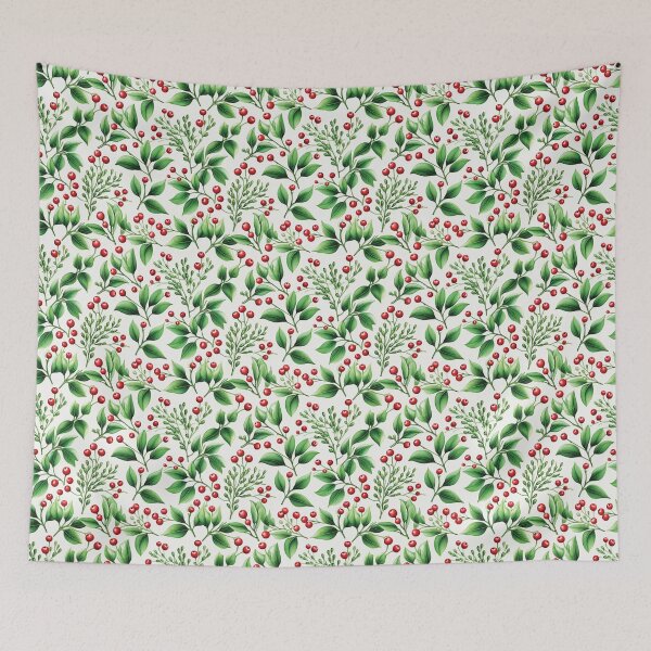 Item preview, Holly Berries Christmas pattern designed and sold by Enika.