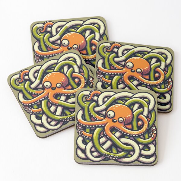 Item preview, Tangled Tentacles: Octopus Escapade designed and sold by inkArtistryfine.