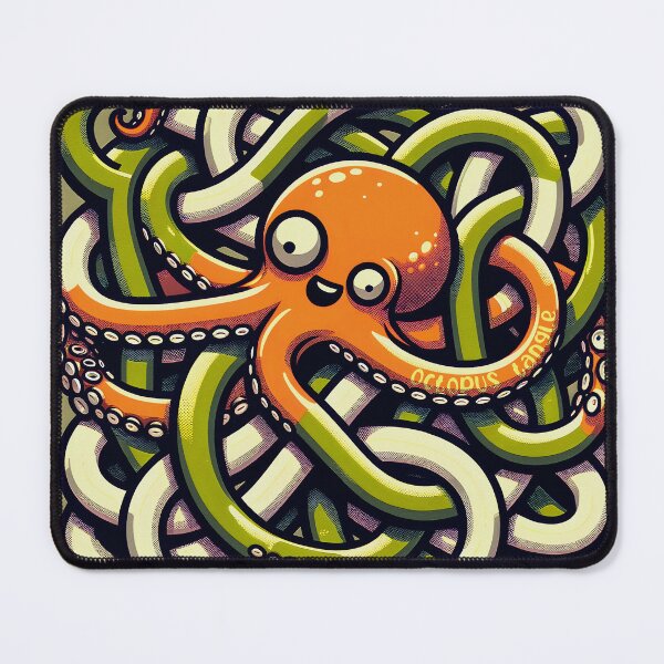 Item preview, Tangled Tentacles: Octopus Escapade designed and sold by inkArtistryfine.