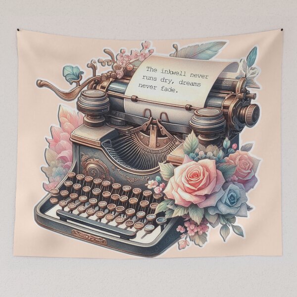 Item preview, Vintage Typewriter With Quote, Shabby Chic  designed and sold by Witsprings.