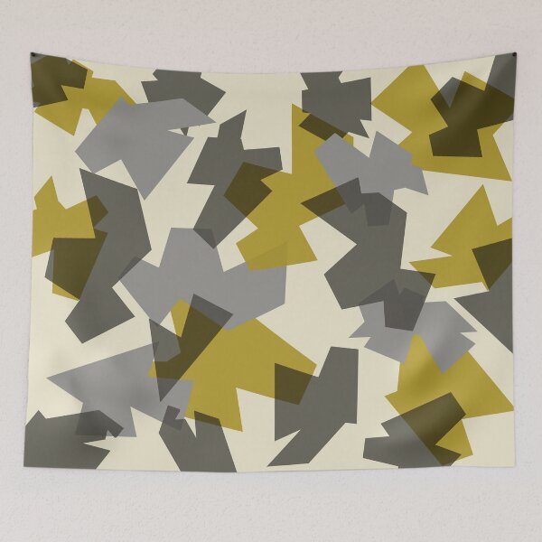 Item preview, Camo camouflage Yellow and Grey designed and sold by Quooki.