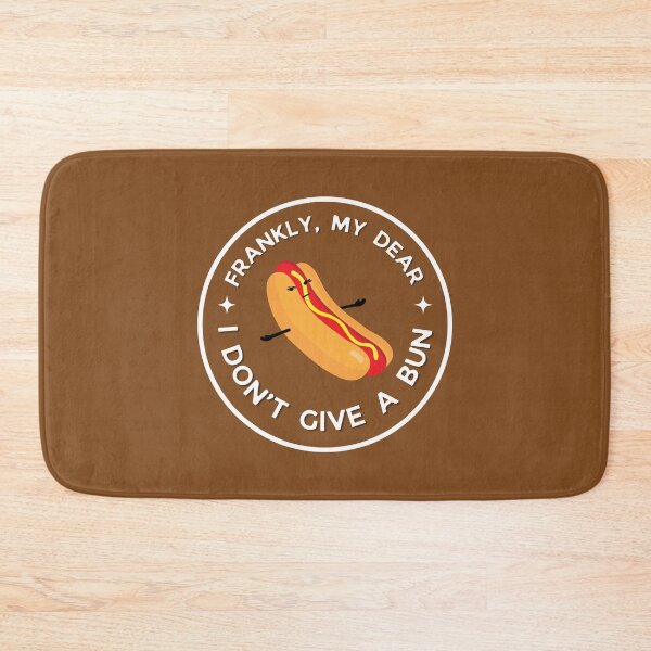 Item preview, Hotdog Bun - Frankly, My Dear, I Don't Give a Bun designed and sold by Elizebeth Nacion.