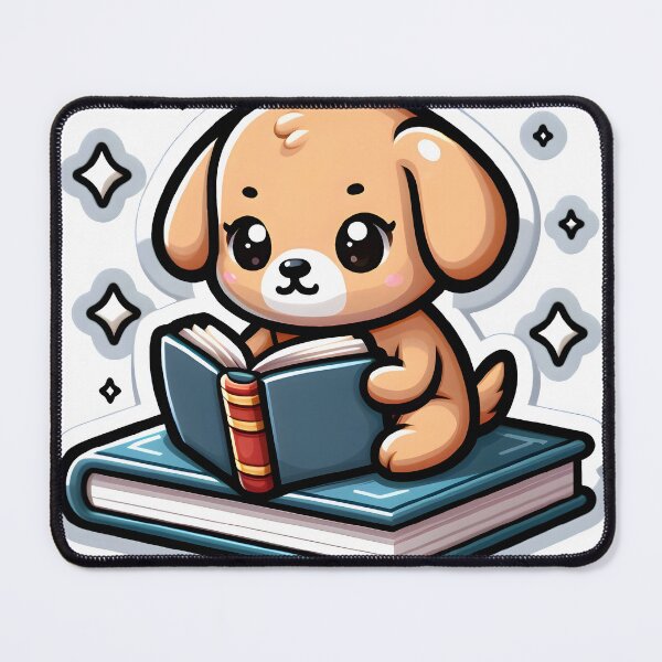 Item preview, A dog reading a book designed and sold by Zatch-Bell.