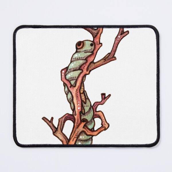 Item preview, the green caterpillar on the branch designed and sold by ETHER1997.