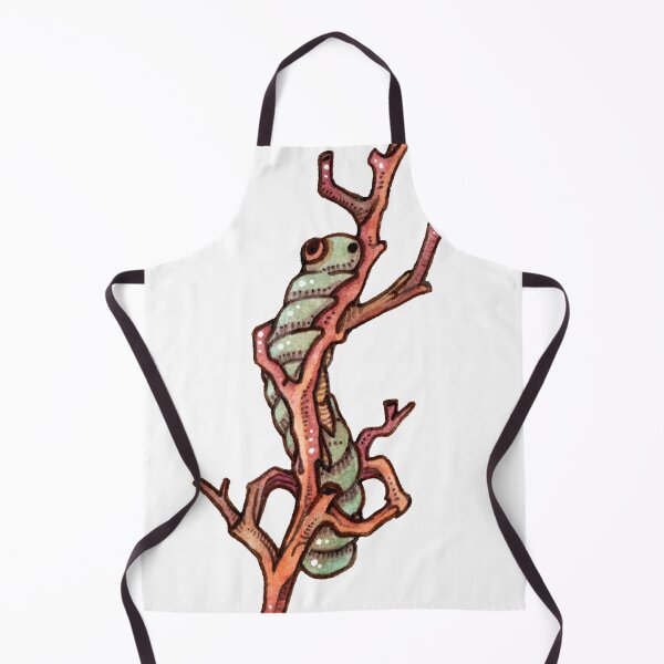 Item preview, the green caterpillar on the branch designed and sold by ETHER1997.