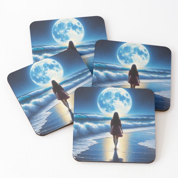 Item preview, Night beach walk. designed and sold by growing-mom.