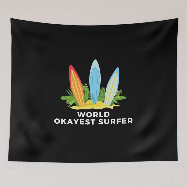 Item preview, World Okayest Surfer designed and sold by FridPix.