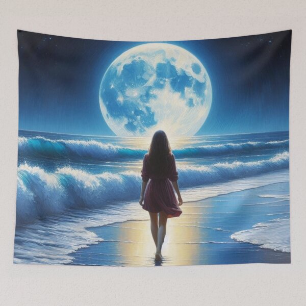 Item preview, Night beach walk. designed and sold by growing-mom.