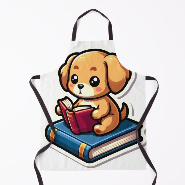 Item preview, A dog reading a book  designed and sold by Zatch-Bell.