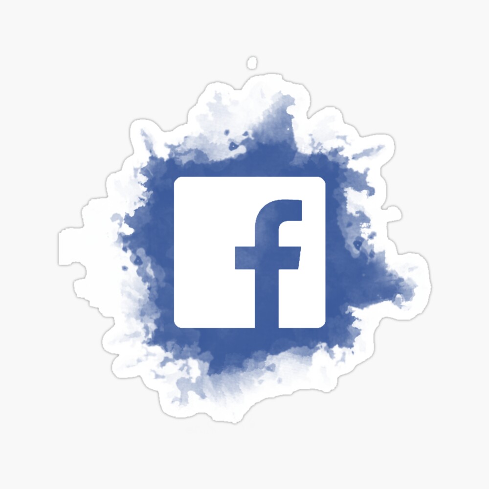 Facebook Page Logo Poster By Ameldasemporium Redbubble