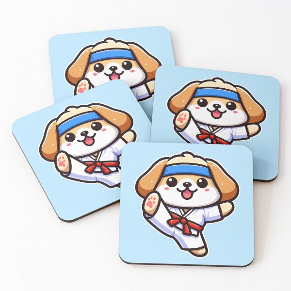 Item preview, Kawaii Cute Karate Dog 1 | Pets and Animals for Men and Women t-shirt designed and sold by panchiTWO.