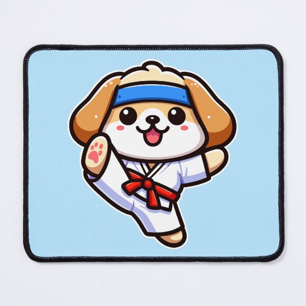 Item preview, Kawaii Cute Karate Dog 1 | Pets and Animals for Men and Women t-shirt designed and sold by panchiTWO.