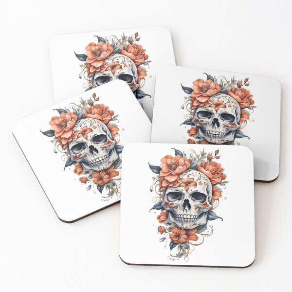 Item preview, Blossoming Bones - Floral Skull Delight designed and sold by T3goods.