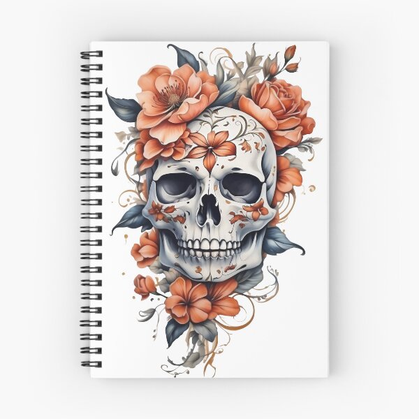 Item preview, Blossoming Bones - Floral Skull Delight designed and sold by T3goods.