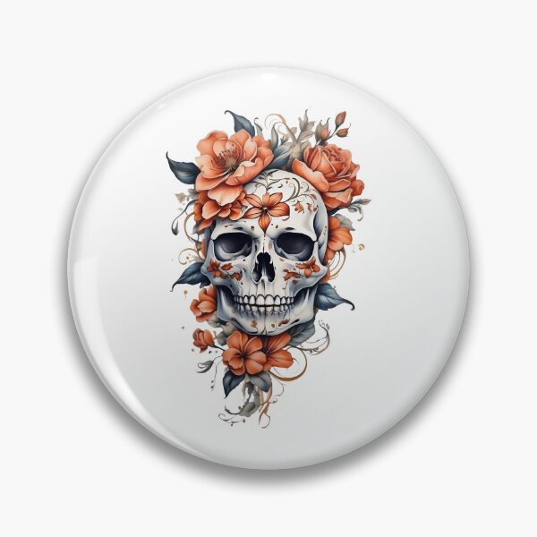 Item preview, Blossoming Bones - Floral Skull Delight designed and sold by T3goods.