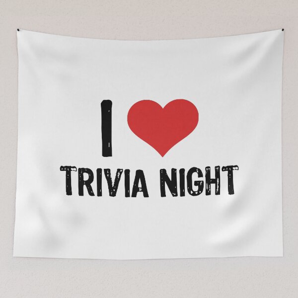 Item preview, I Love Trivia Night designed and sold by The "I Love Everything" Shop.