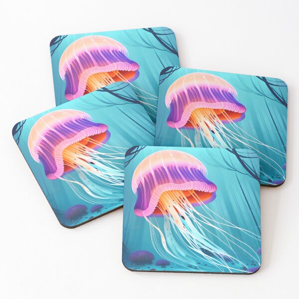 Item preview, Glowing Jellyfish Forest designed and sold by TheArtOfPat.