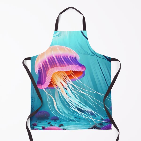 Aperçu de l'œuvre Glowing Jellyfish Forest créée et vendue par TheArtOfPat.