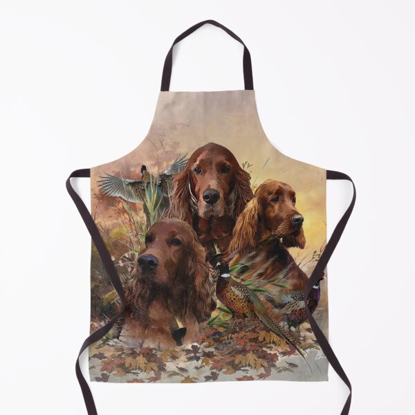 Item preview, Irish Setters with Pheasants - Passion Hunt designed and sold by TammyHunterArt.