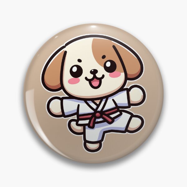 Item preview, Kawaii Cute Karate Dog 2 | Pets and Animals for Men and Women t-shirt designed and sold by panchiTWO.