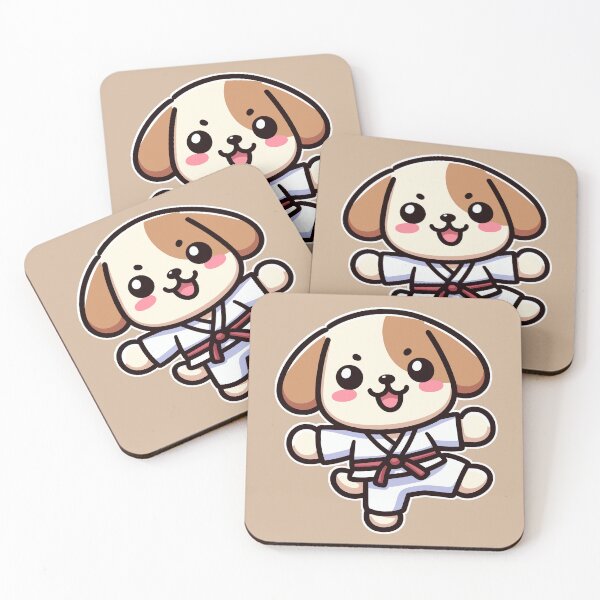 Item preview, Kawaii Cute Karate Dog 2 | Pets and Animals for Men and Women t-shirt designed and sold by panchiTWO.