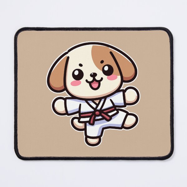 Item preview, Kawaii Cute Karate Dog 2 | Pets and Animals for Men and Women t-shirt designed and sold by panchiTWO.