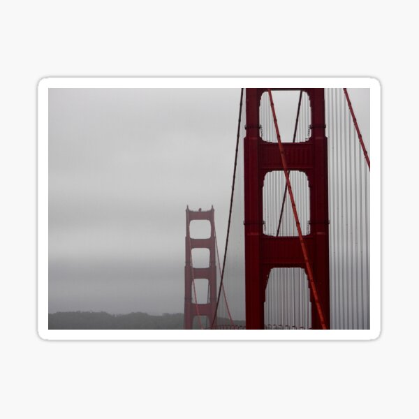 Item preview, Golden Gate Bridge in Fog designed and sold by Raina Johnston.