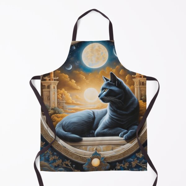 Item preview, a cat gazing at the sky graffiti designed and sold by JangmiHorang.
