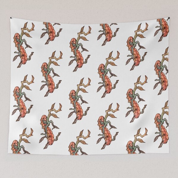 Item preview, the orange caterpillar on the branch designed and sold by ETHER1997.