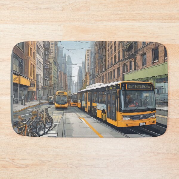 Item preview, transportation in the city, bus,  designed and sold by KiraChie.