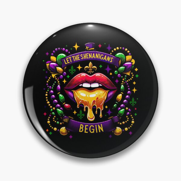 Item preview, Mardi Gras Mask Let The Shenanigans Begin  T-Shirt designed and sold by MAPDDesigns.