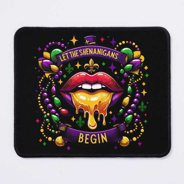 Item preview, Mardi Gras Mask Let The Shenanigans Begin T-Shirt designed and sold by MAPDDesigns.