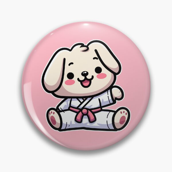 Item preview, Kawaii Cute Karate Dog 3 | Pets and Animals for Men and Women t-shirt designed and sold by panchiTWO.