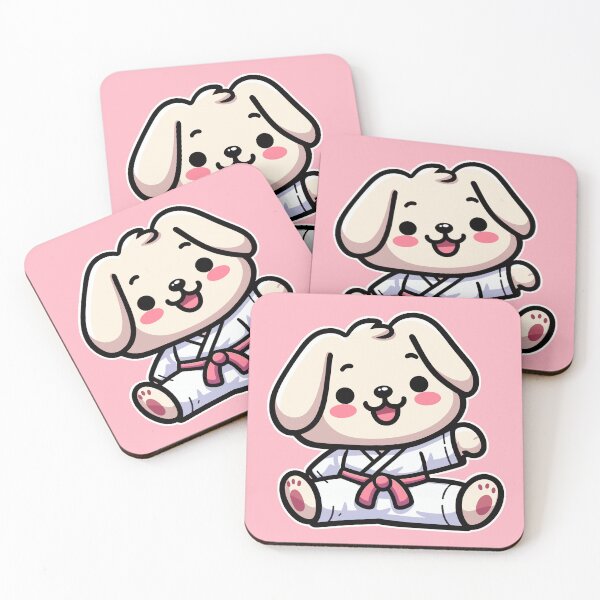 Item preview, Kawaii Cute Karate Dog 3 | Pets and Animals for Men and Women t-shirt designed and sold by panchiTWO.