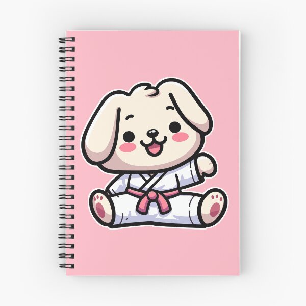 Item preview, Kawaii Cute Karate Dog 3 | Pets and Animals for Men and Women t-shirt designed and sold by panchiTWO.