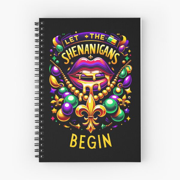 Item preview, Mardi Gras Mask Let The Shenanigans Begin  T-Shirt designed and sold by MAPDDesigns.